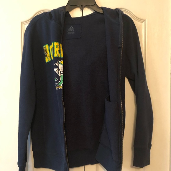 Notre Dame zip up hoodie. - Picture 4 of 6
